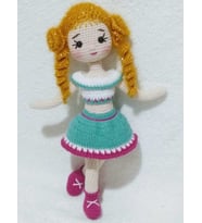 Fıstıklı Kadayıf Bebek Amigurumi Organik Oyuncak