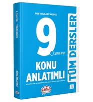 Editör Yayınları 9. Sınıf VIP Tüm Dersler Konu Anlatımlı Yeni