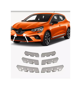 Renault Clio 5 Krom Ön Alt Panjur 6 Parça 2019 Üzeri