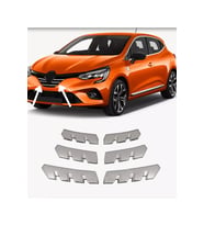 Renault Clio 5 Krom Ön Alt Panjur 6 Parça 2019 Üzeri