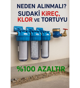 Bina Girişi 10" Filtrasyon Sistemi  Ana Giriş Su Filtresi  Temiz Ve Sağlıklı Su (FİLTRE DAHİL)