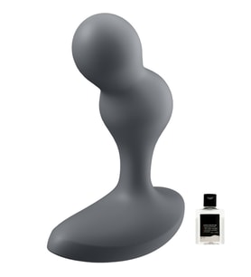 Deep Diver Grey Güçlü Titreşimli App Kontrollü  Plug Vibratör+Jel
