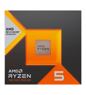 AMD RYZEN 5 7500X3D 6 Core, 4,00-4.50GHz, 104Mb Cache, 65W, AM5 Soket, BOX, (Dahili Grafik VAR, Fan YOK)