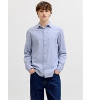 JJESUMMER LINEN BLEND SHIRT L/S SN Infinity
