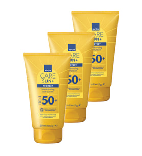 SUN+ PROTECT Nemlendirici Güneş Kremi SPF50+ 150 Ml. Üçlü Paket