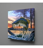 BALIK KANVAS TABLO 160x160cm
