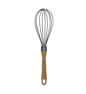 AHŞAP SAPLI SİLİKON ÇIRPICI 26 CM