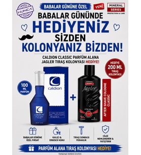 CALDION Classic Erkek Parfüm Edt 100 ml BABALAR GÜNÜ ÖZEL (JAGLER TRAŞ KOLO YASI HEDİYE)