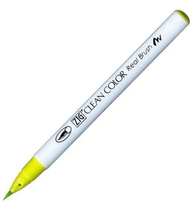 Zig Clean Color Real Brush Fırça Uçlu Marker Kalem 053 Yellow Green 
