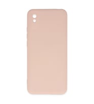 Xiaomi Redmi 9a Kılıf Nano İçi Kadife Silikon - Pudra