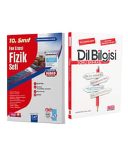 Çap 10. Sınıf Fen Lisesi Fizik Seti ve AKM Dil Bilgisi Soru Bankası Seti 2 Kitap