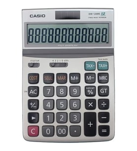 Casio Dw-120Ms Oynar Başlıklı 12 Hane Masa Üstü Hesap Makinesi