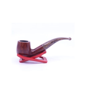 Şahin Sarı Yıldız Bent Billiard 9mm Filtreli Akrilik Pipo Mod L-10