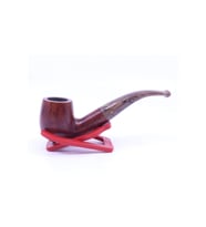 Şahin Sarı Yıldız Bent Billiard 9mm Filtreli Akrilik Pipo Mod L-10