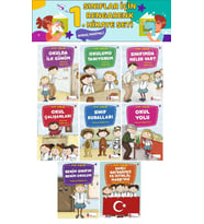 1.Sınıf Okuma Alışkanlığı Kazandıran Eğlenceli 8 li Hikaye Seti (16 sayfa)