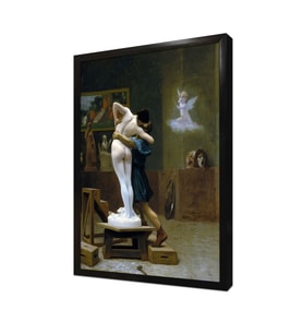 Pygmalion ve Galatea J L Gerome Çerçeveli Mdf Tablo