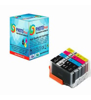 Photo Print® Canon Pixma  550-551XL MX-725-PIXMA MX-920 - Pixma MX-925 5'li Muadil Kartuş Seti (Çok Renkli)