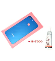 Tkgz Honor 9 Lite Arka Pil Batarya Kapağı (CAM+B-7000) MAVİ