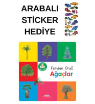 ARABALI STİCKER HEDİYELİ – MİNİK KİTAPLARIM – BEBEKLERE ÖZEL - AĞAÇLAR