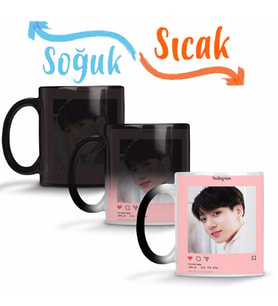 BTS Jungkook Sihirli Kupa Bardak Porselen