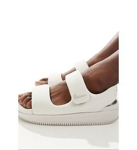 Nike Calm Womens Cream Sandals Soft Bantlı Krem Kadın Sandalet