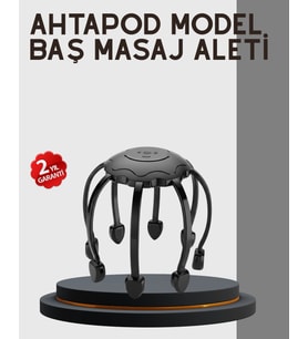 Çok Noktalı Elektrikli Kafa Masaj Cihazı 3 Modlu Rahatlatıcı Masaj