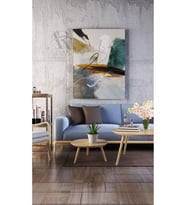 Kanvas Tablo Soft Tonlarda Çizgisel Dekoratif Soyut Kanvas Tablo 80 X 120