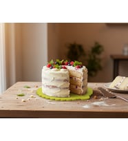 Dalgalı Kenarlı Pasta Tabağı Seti – 11–25 cm Pasta Tabağı - 250 cm
