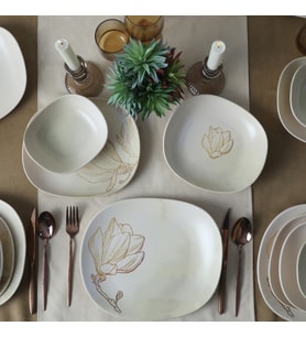Keramika Vintage Bloom Isabella Yemek Takımı 24 Parça 6 Kişilik 22054-55-56-57