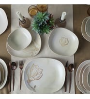 Keramika Vintage Bloom Isabella Yemek Takımı 24 Parça 6 Kişilik 22054-55-56-57