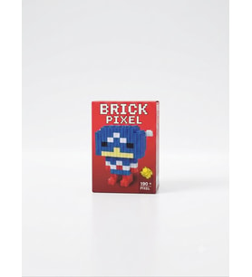 Mini Boy Kaptan Amerika Tasarımlı Büyük Parçalı Blok Oyuncak Seti Big Pixel Brick Set