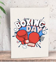 BK Gift Boxing Day Tasarımlı Dekoratif Mini Kanvas Tablo 15x20cm-1