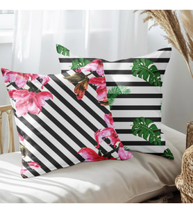 eJOYA Modern Tasarımlı 2'li Yastık İçi Ve Kırlent Kılıfı 45cm 113444