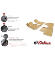 Rizline Audi Uyumlu A6 Bej 2005-2006 Model 3D Havuzlu Paspas Drs Tunıng (Karışık)