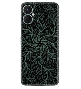 Tecno Spark 9T Kılıf Silikon Desen Özel Seri Sarmaşıklar 1675