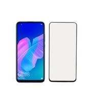 Huawei P40 Lite Uyumlu Siyah Seramik Nano Ekran Koruyucu Tam Kaplayan Kırılmaz Esnek Cam