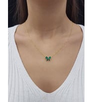 Kelebek Minimal Kolye (Karışık)