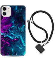 Apple iPhone 11 12 13 Mini Kılıf Boyun Askılı Silikon Explosive 1734