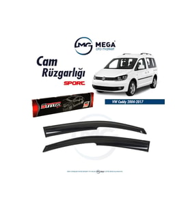 Cam Rüzgarlığı Volkswagen Caddy 2004-2017 ile uyumlu (Siyah)