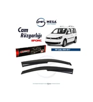 Cam Rüzgarlığı Volkswagen Caddy 2004-2017 ile uyumlu (Siyah)