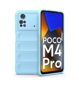 Xiaomi Poco M4 Pro 4g Kılıf Optimum Silikon - Sky Blue