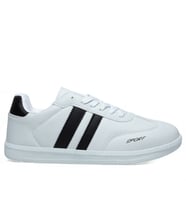 VOLİS BEYAZ Memory Foam Taban Günlük Bağcıklı Erkek Sneaker Ayakkabı