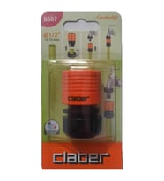 Claber 8607 1/2" 12/15mm Ambalajlı Otomatik Hortum Bağlantı Adaptörü