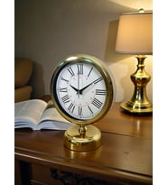 River World Masa Saati Metal 25 cm x 20 cm Roma Asalet Gold