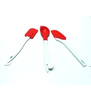 Hayal Sepeti MUTFAK SETİ 2 adet Slikon Spatula +1 Adet Slilkon kaşık  3lü set 
