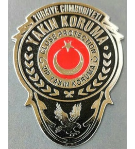 YAKIN KORUMA CÜZDAN ROZETİ (METAL)-SATIN/AL,YAKIN KORUMA KIMLIK KARTLI PERSONELE SATILIR.-SIVILE SATILMAZ