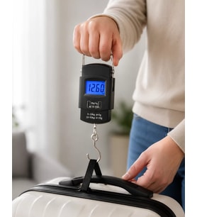 Northcity Dijital El Kantarı 50 Kg Hassas LCD Ekranlı Bagaj Tartısı - Seyahatlerinizde Ek Ücretten Kaçının