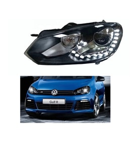 volkswagen golf 6 r20 dizayn mercekli ledli far