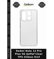 Redmi Note 13 Pro Plus 5G Şeffaf Clear TPU Silikon Kılıf Cihaz Örtüsü Cep Aksesuar Telefon Kılıfı