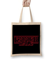 Emmerdale Stranger Things Logo Bez Çanta Uzun Saplı